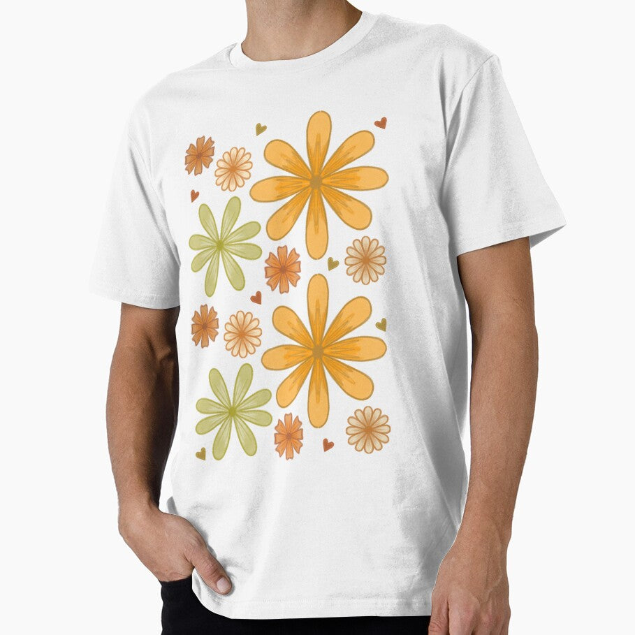 70s Retro Flowers by TheWobblyPot T-Shirts, Hoodie, Sweatshirt | BlankRebels.com (Image 1)