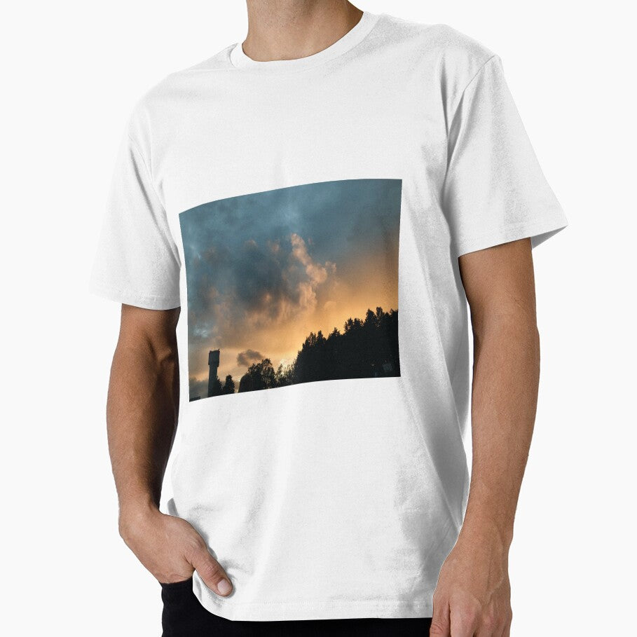 breathtaking orange and blue sunset by Club Nostalgic T-Shirts, Hoodie, Sweatshirt | BlankRebels.com (Image 1)