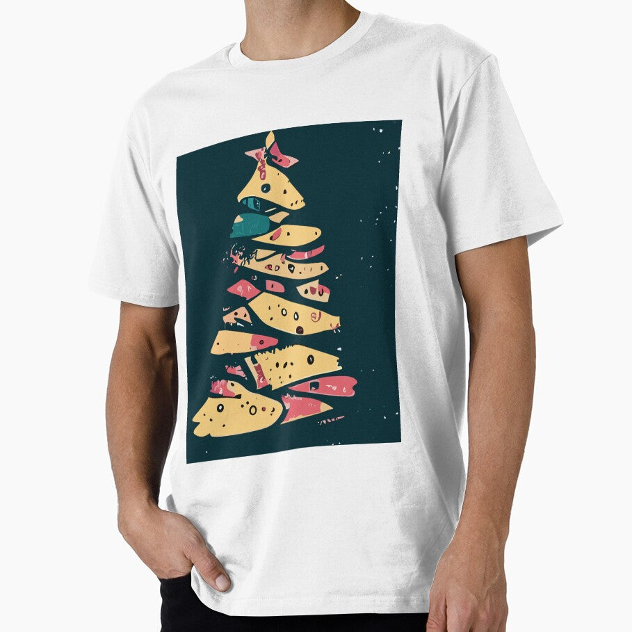 Grunge Christmas Tree in Yellow and Black by SamJanner T-Shirts, Hoodie, Sweatshirt | BlankRebels.com (Image 1)