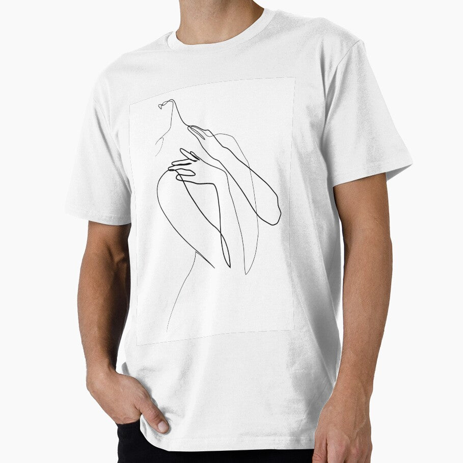 Sensuality - Minimal line art by InspiRin T-Shirts, Hoodie, Sweatshirt | BlankRebels.com (Image 1)