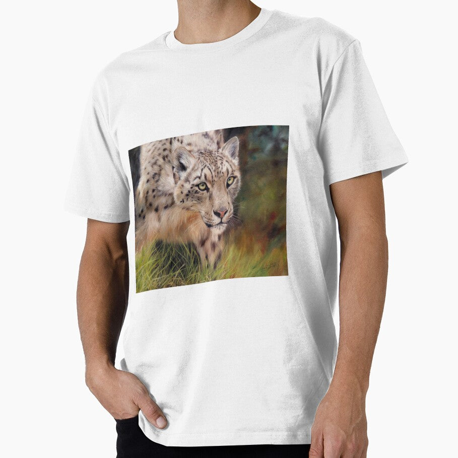 Snow Leopard by David Stribbling T-Shirts, Hoodie, Sweatshirt | BlankRebels.com (Image 1)