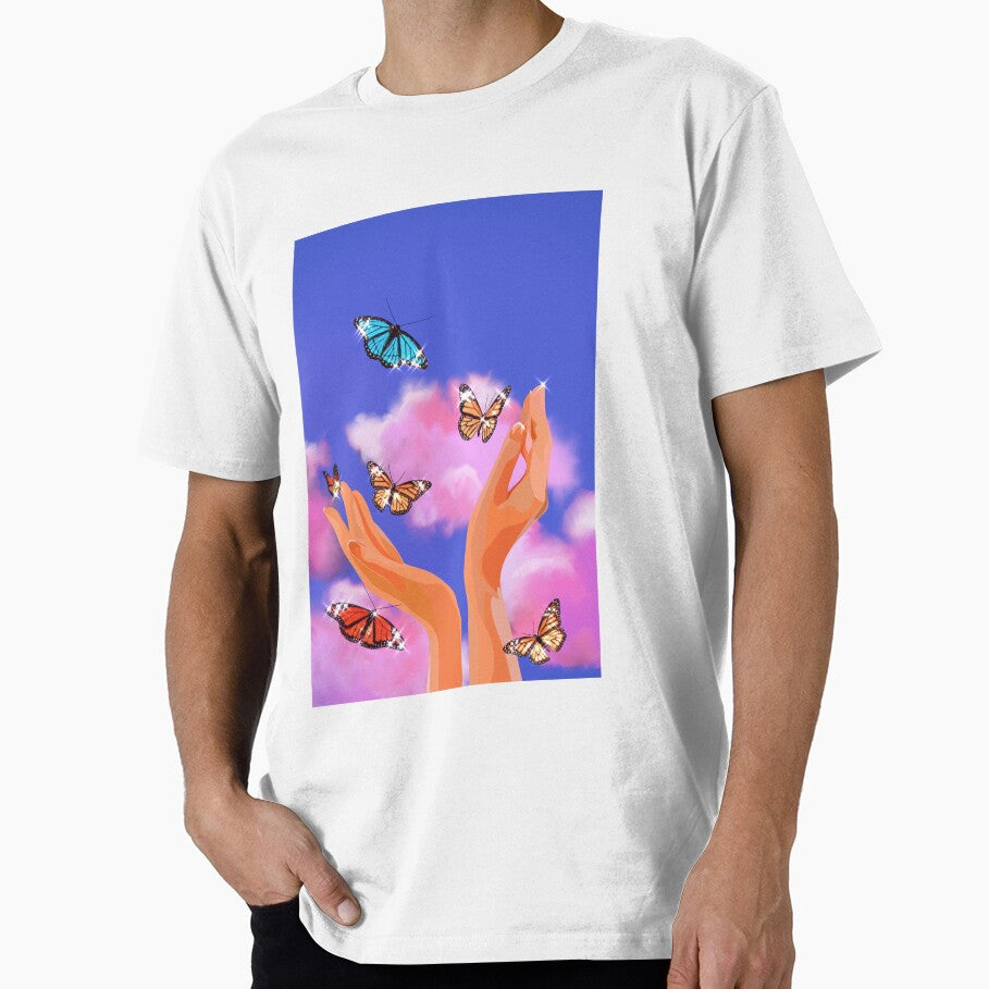 Butterflies and clouds bling by thoughtfully ale T-Shirts, Hoodie, Sweatshirt | BlankRebels.com (Image 1)