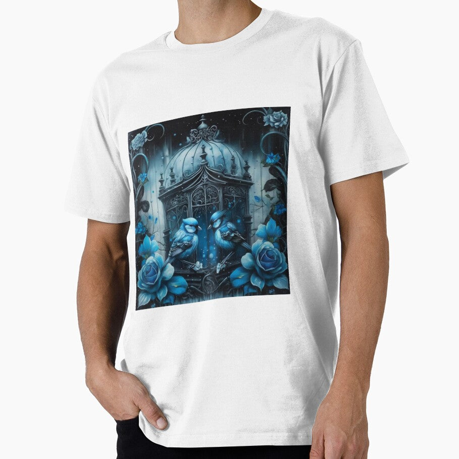 Gothic Blue Birds by Nocturne  Paws T-Shirts, Hoodie, Sweatshirt | BlankRebels.com (Image 1)