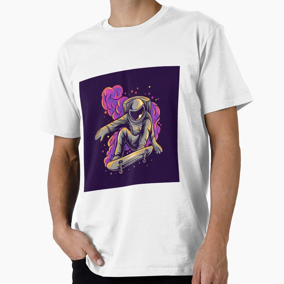 Astronaut Skateboarding On Space.. by CONRUOUSLY T-Shirts, Hoodie, Sweatshirt | BlankRebels.com (Image 1)