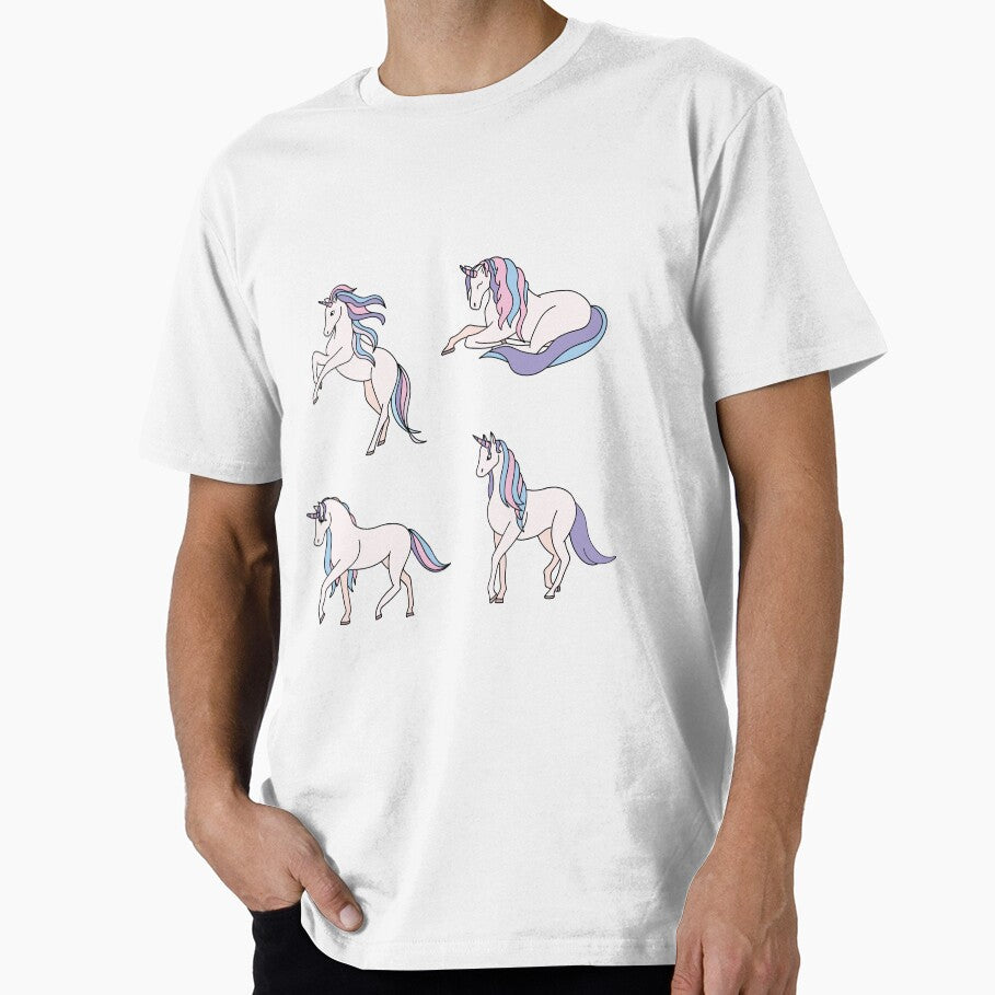 Realistic pastel Unicorns by EvaMelindy T-Shirts, Hoodie, Sweatshirt | BlankRebels.com (Image 1)