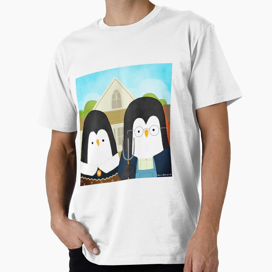 American Goth Penguins by thepenguinsfamily T-Shirts, Hoodie, Sweatshirt | BlankRebels.com (Image 1)
