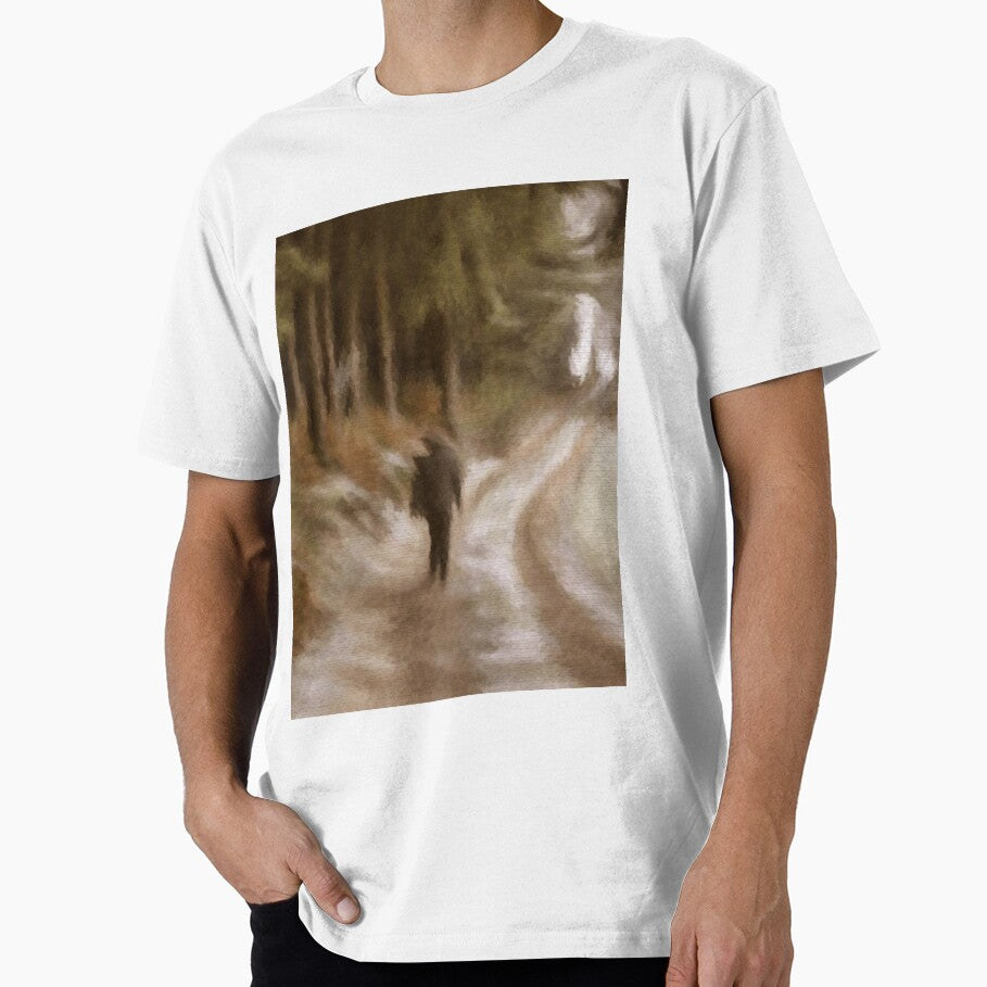 MAN WALKING IN THE FOREST by LEOEXPRESS