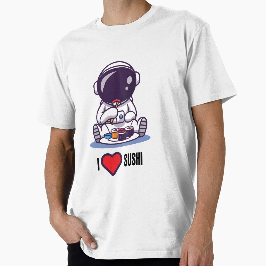 Astronaut sushi lover by MasterKruG T-Shirts, Hoodie, Sweatshirt | BlankRebels.com (Image 1)