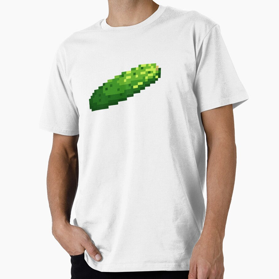 Pixel Art Cucumber by TakoyakiTech T-Shirts, Hoodie, Sweatshirt | BlankRebels.com (Image 1)