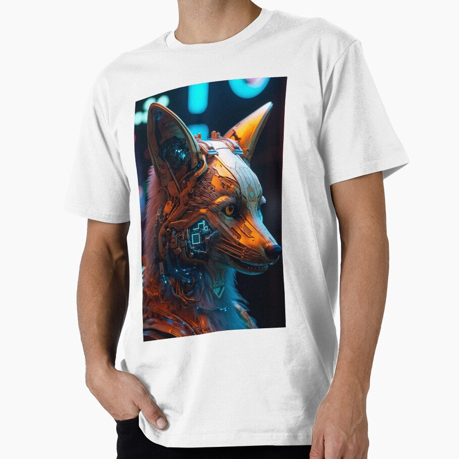 Cyberpunk Fox #3 by VictorSchell T-Shirts, Hoodie, Sweatshirt | BlankRebels.com (Image 1)