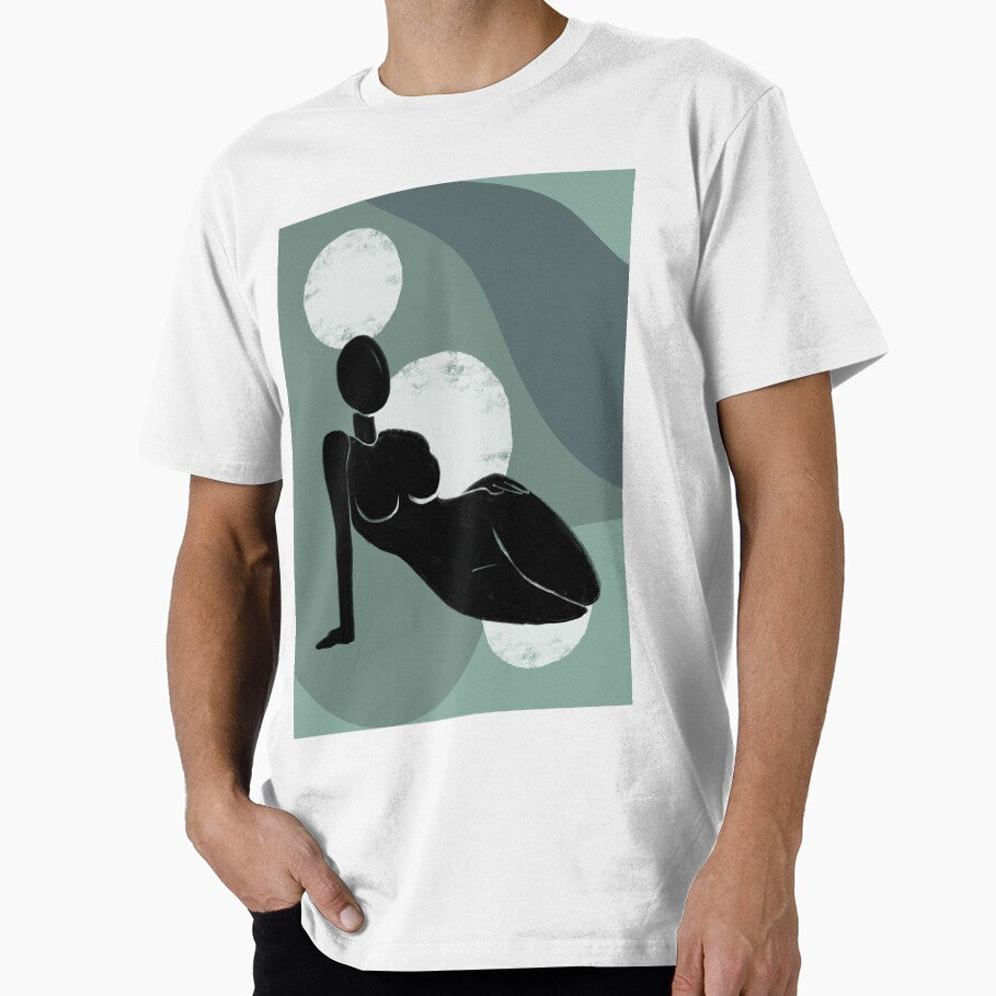 Boho Moons & Woman Silhouette by Dee Creates Art T-Shirts, Hoodie, Sweatshirt | BlankRebels.com (Image 1)