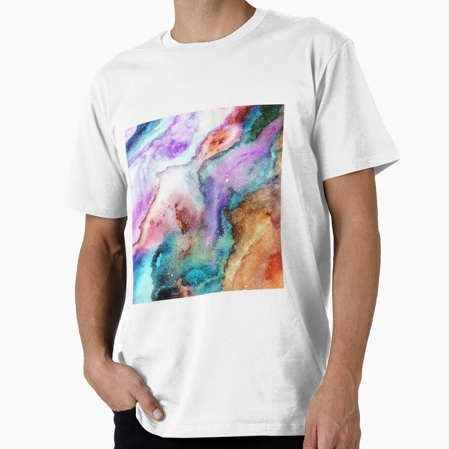 Watercolor Galaxy - colorful universe by Telli Bear Creations T-Shirts, Hoodie, Sweatshirt | BlankRebels.com (Image 1)