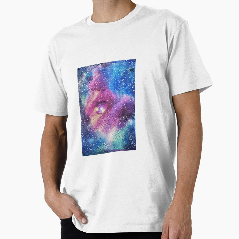 Watercolor Galaxy Nebula by Sutherlandh T-Shirts, Hoodie, Sweatshirt | BlankRebels.com (Image 1)