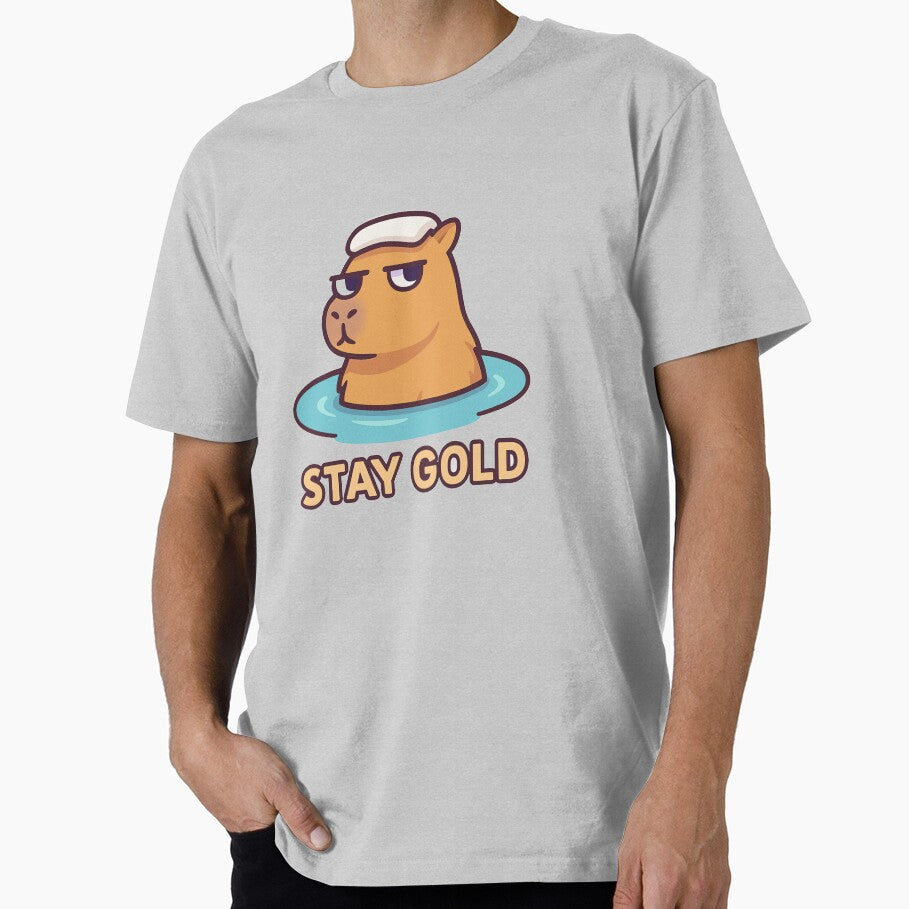 Chill Capybara in Hot Spring by Tika1Tika T-Shirts, Hoodie, Sweatshirt | BlankRebels.com (Image 1)