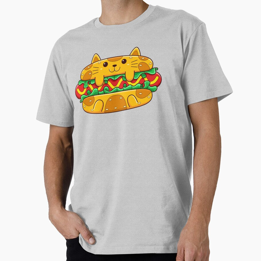 Cute Cat Kawaii Hotdog by PosterpartyCo T-Shirts, Hoodie, Sweatshirt | BlankRebels.com (Image 1)
