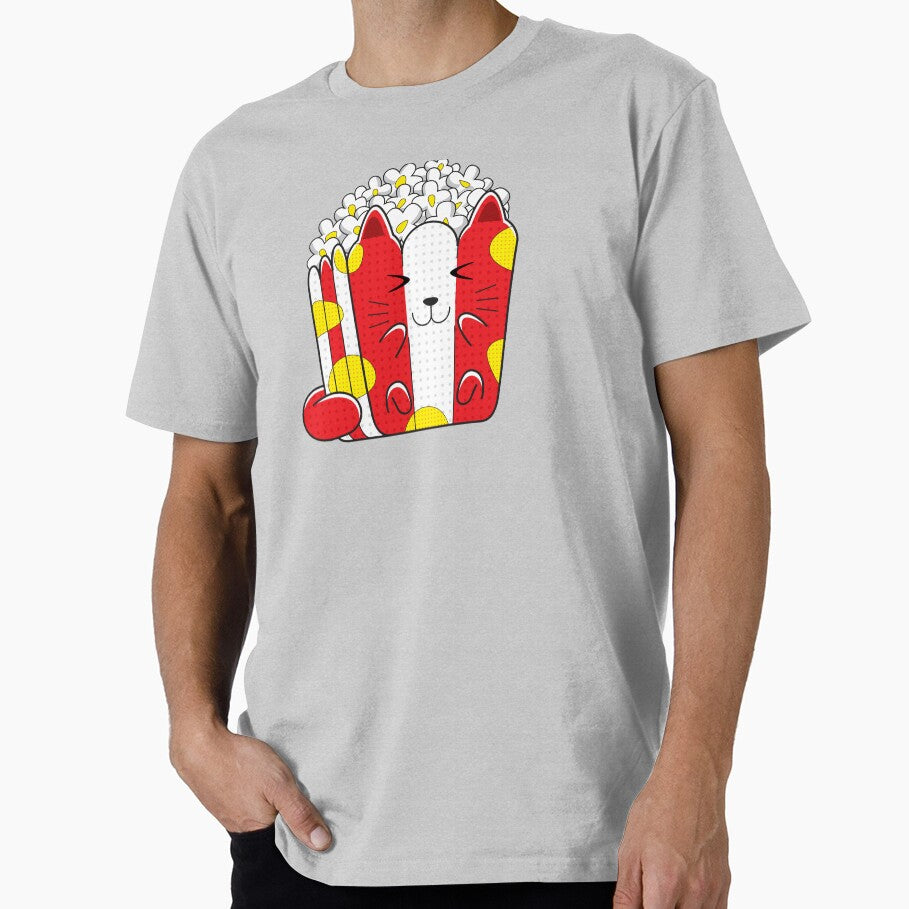Yummy Kawaii Cat Popcorn by PosterpartyCo
