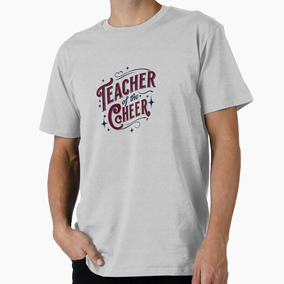 Teacher of the Cheer – Vintage Typography Teacher Design for Fun & Inspiring Educators by Sunstone Print... (Image 1)