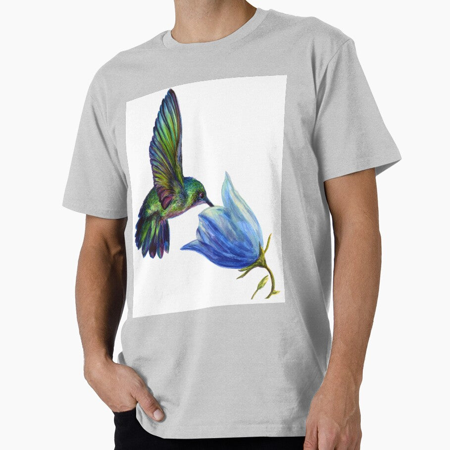 Tiny Iridescent Hummingbird Watercolor by RB-float T-Shirts, Hoodie, Sweatshirt | BlankRebels.com (Image 1)