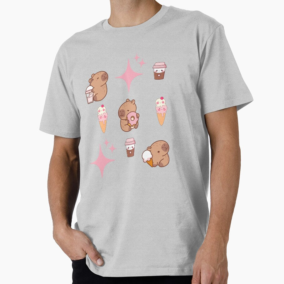 Kawaii Style Capybara by Double7Designs