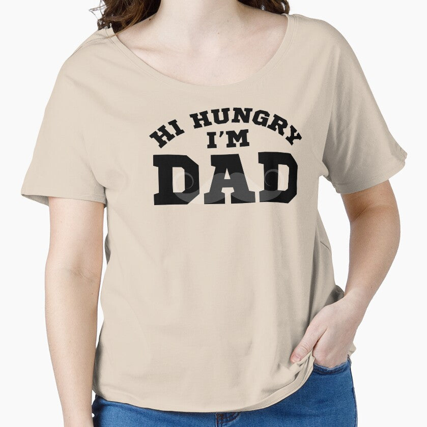 Hi Hungry Im Dad, Dadjoke, Dad Birthday Gift by Teetreasure2