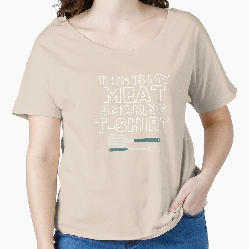 This is My Meat Smoking T Shirt by Paper Hearteu
