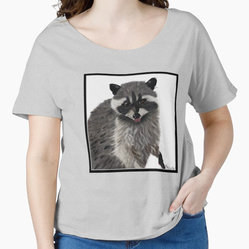 Raccoon Portrait by Deromilly T-Shirts, Hoodie, Sweatshirt | BlankRebels.com (Image 1)