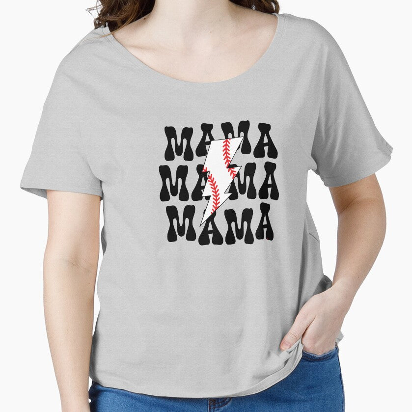 Baseball Mom Shirt, Baseball Mama Shirt, by DAM Creative, by DAM Creative ⭐⭐⭐⭐⭐ Hoodie, Sweatshirt (Image 1)