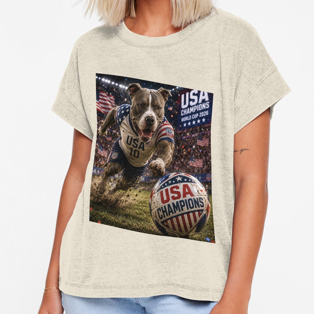 World Cup 2026 Pitbull Soccer Champion by WhatASunShine