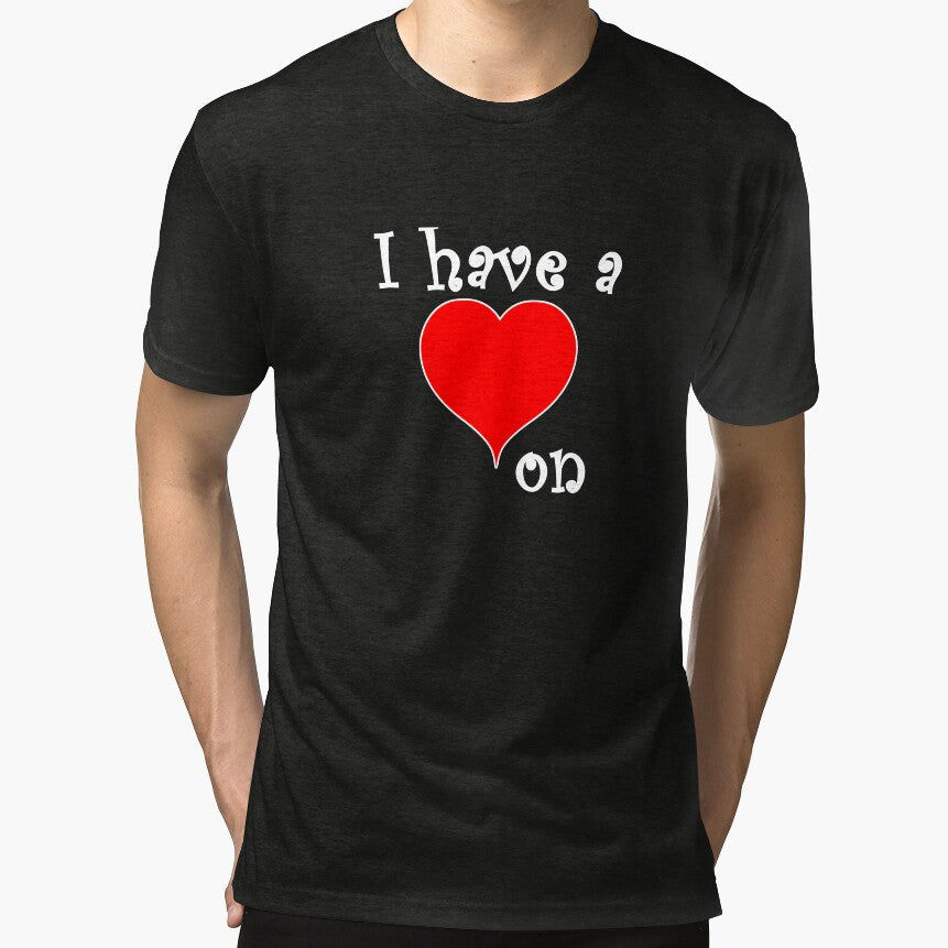 I Have a Heart On - Funny Valentine's Day Design by Terrystees T-Shirts, Hoodie, Sweatshirt | BlankRebels.com (Image 1)