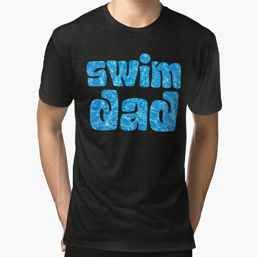 Swim Dad, Swim Parent, Sports Parent by mamahellfire31 T-Shirts, Hoodie, Sweatshirt | BlankRebels.com (Image 1)