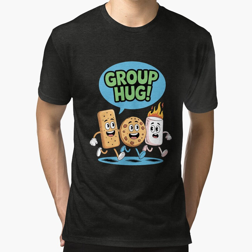 Group Hug Marshmallow Campfire Smores Funny Camping 1 by VerseFarm T-Shirts, Hoodie, Sweatshirt | BlankRebels.com (Image 1)