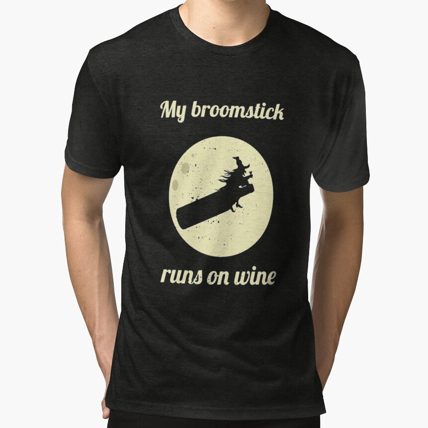 My Broomstick runs on wine by StarcyWol