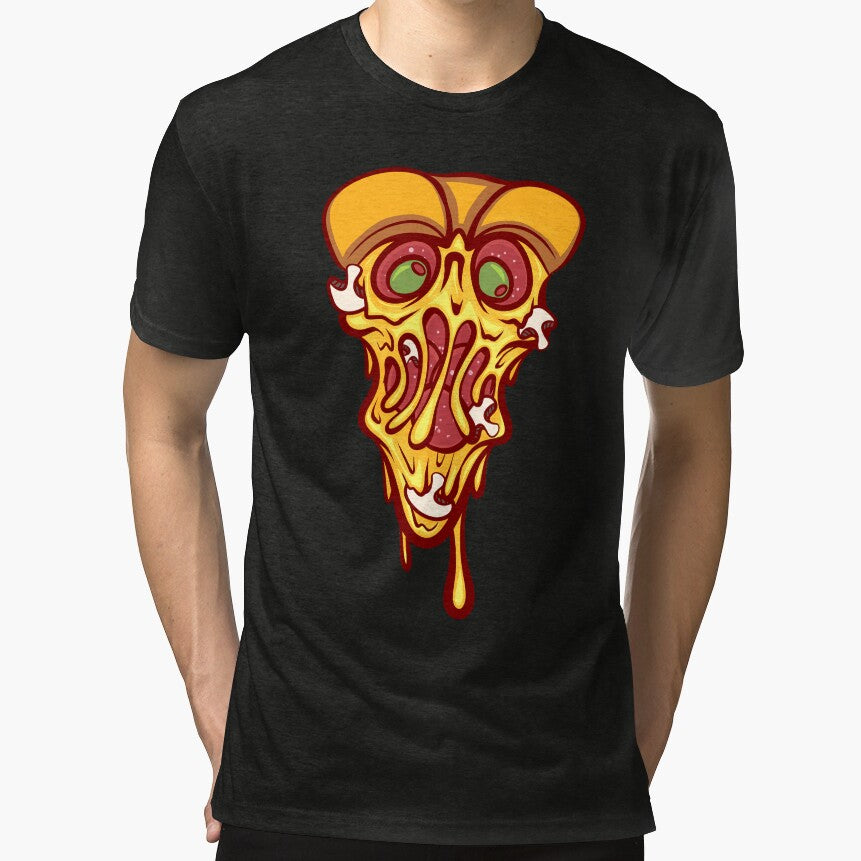 Pizza Monster Cheesy Extravaganza by ariverrr T-Shirts, Hoodie, Sweatshirt | BlankRebels.com (Image 1)