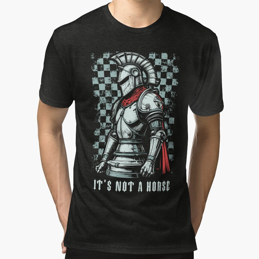 It's Not A Horse Funny Chess Lover Knight Medieval Armor by GrandeDuc T-Shirts, Hoodie, Sweatshirt (Image 1)