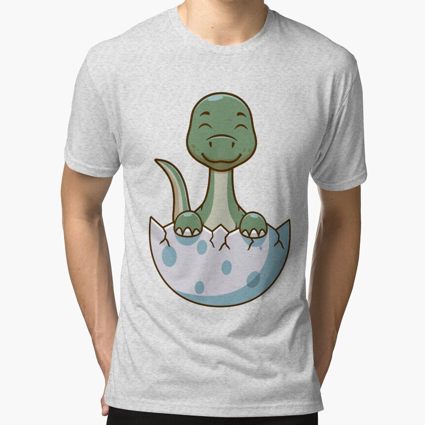 Cute Baby Dinosaur Hatching from Egg by IN Tales T-Shirts, Hoodie, Sweatshirt | BlankRebels.com (Image 1)