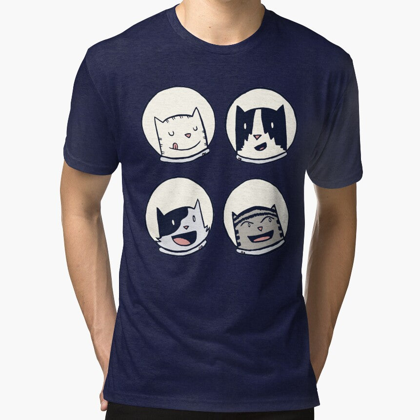 CatStronauts-Team Heads! by Brockart T-Shirts, Hoodie, Sweatshirt | BlankRebels.com (Image 1)