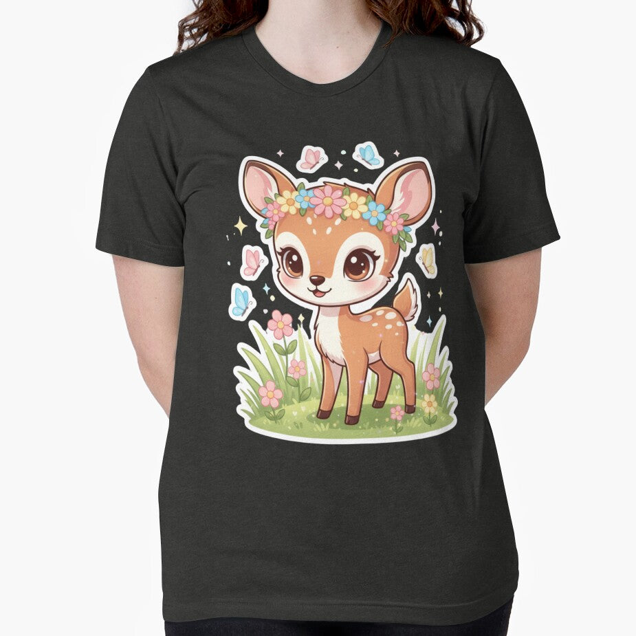 Enchanted Forest Fawn by SimonsDesignArt T-Shirts, Hoodie, Sweatshirt | BlankRebels.com (Image 2)