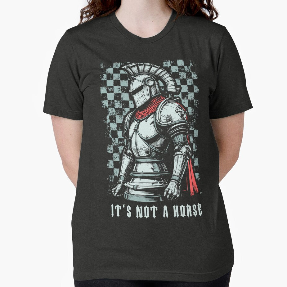 It's Not A Horse Funny Chess Lover Knight Medieval Armor by GrandeDuc T-Shirts, Hoodie, Sweatshirt (Image 2)