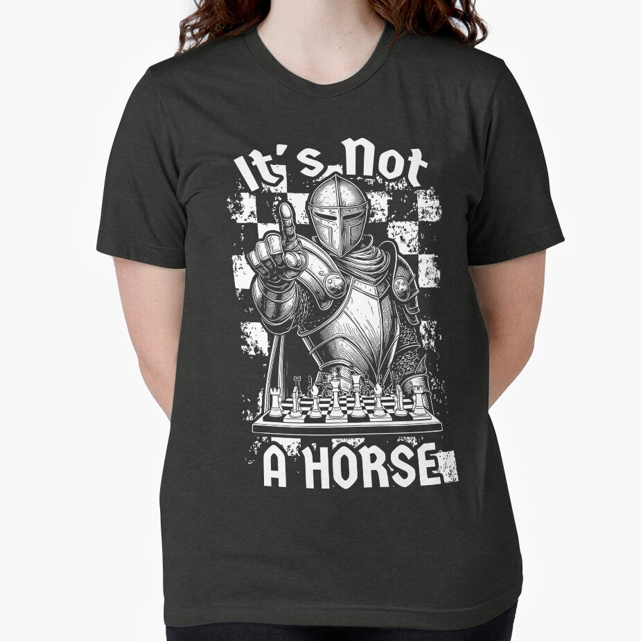 Funny Chess Knight It's Not A Horse Vintage Checkmate Lover by GrandeDuc T-Shirts, Hoodie, Sweatshirt (Image 2)