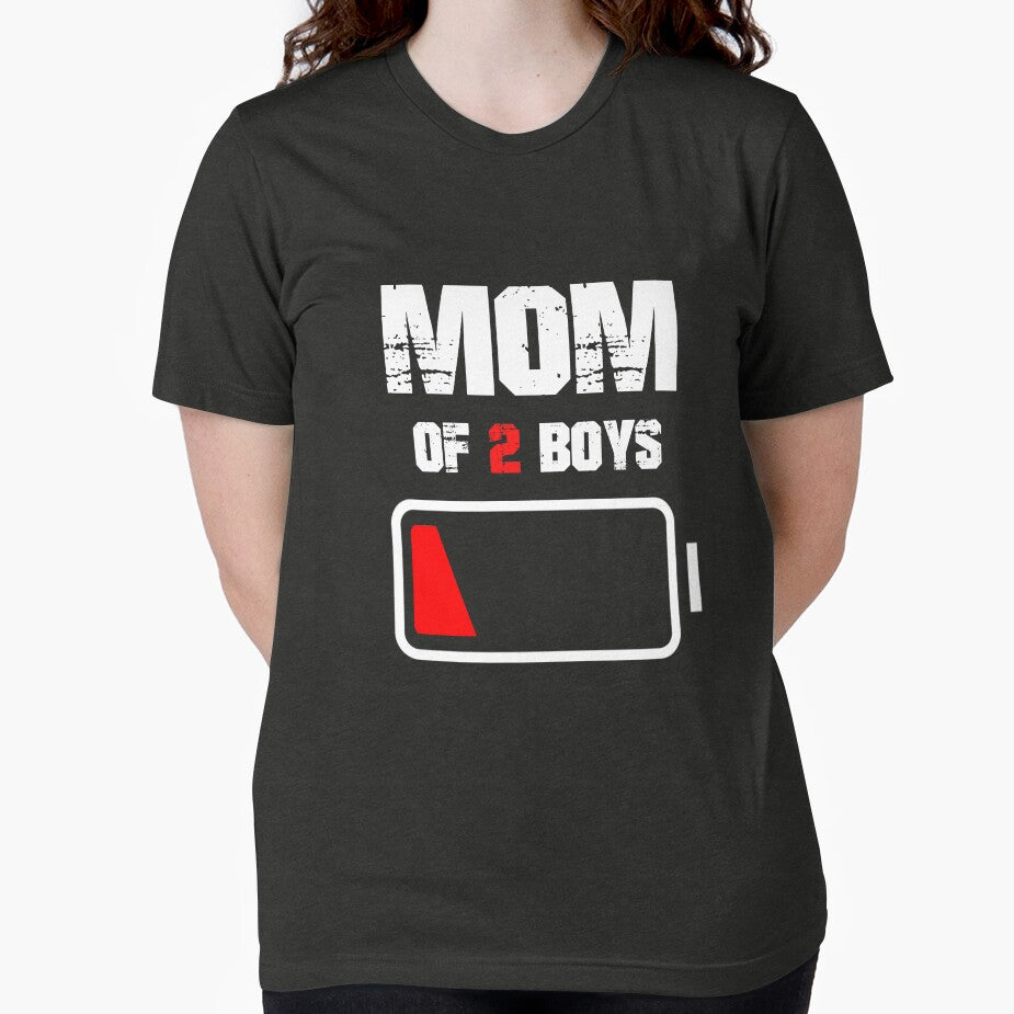 mom of 2 mothers day gift battery by ZAIN JAMAL T-Shirts, Hoodie, Sweatshirt | BlankRebels.com (Image 2)