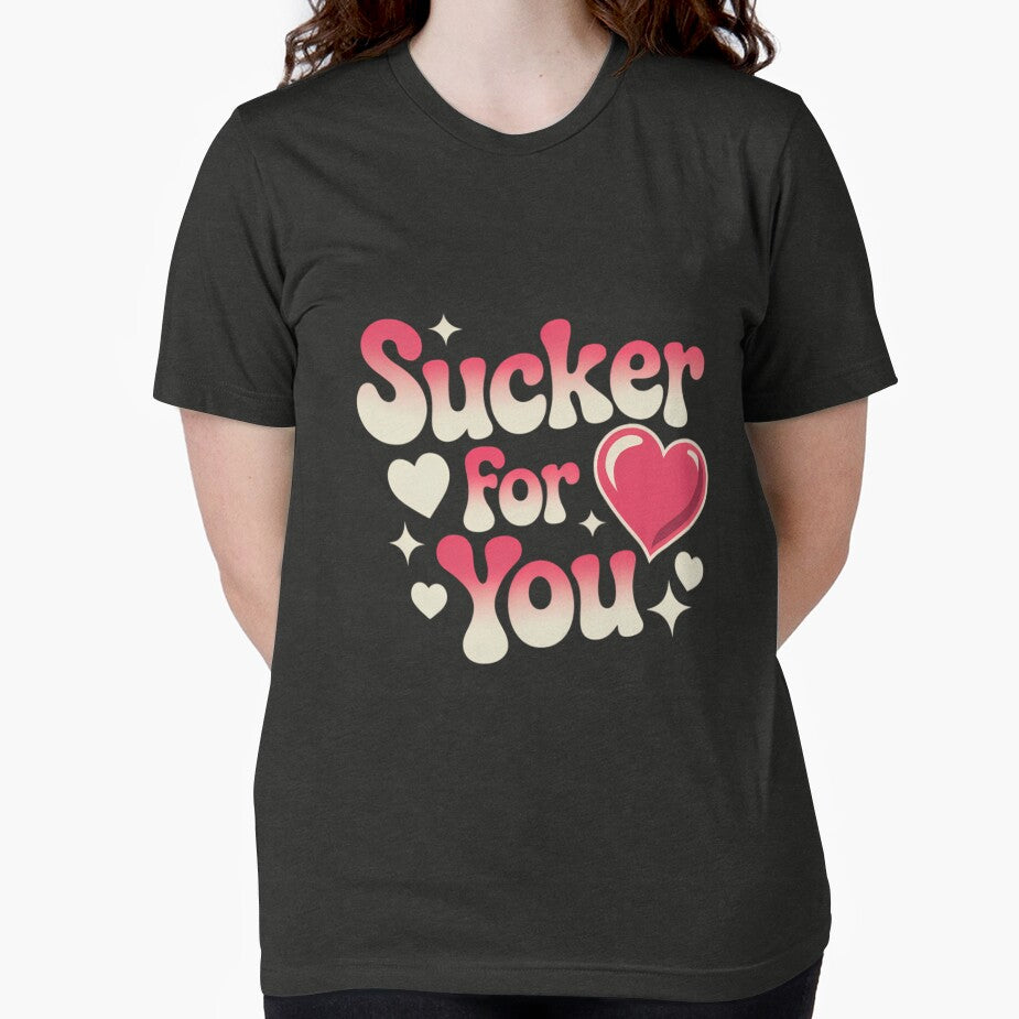 I'm A Sucker For You Candy Heart Love Happy Valentines Day by EllenJast T-Shirts, Hoodie, Sweatshirt (Image 2)