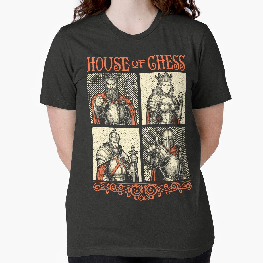 House Of Chess Player Funny Vintage Medieval Checkmate Lover by GrandeDuc T-Shirts, Hoodie, Sweatshirt (Image 2)