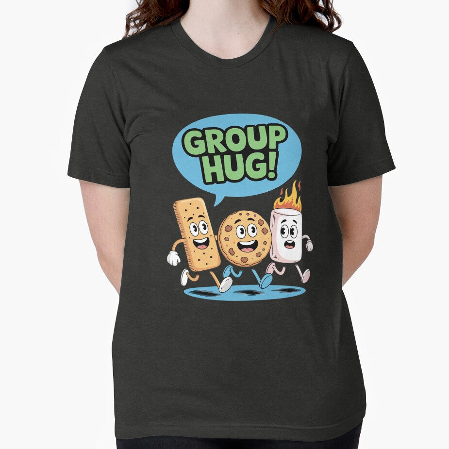 Group Hug Marshmallow Campfire Smores Funny Camping 1 by VerseFarm T-Shirts, Hoodie, Sweatshirt | BlankRebels.com (Image 2)