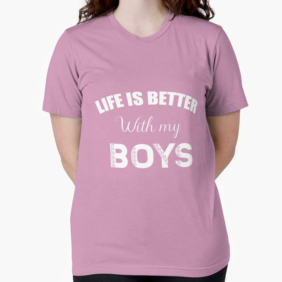 LIFE IS BETTER WITH MY BOYS by Fateh-Kro ⭐⭐⭐⭐⭐ T-Shirts, Hoodie, Sweatshirt | BlankRebels.com (Image 2)