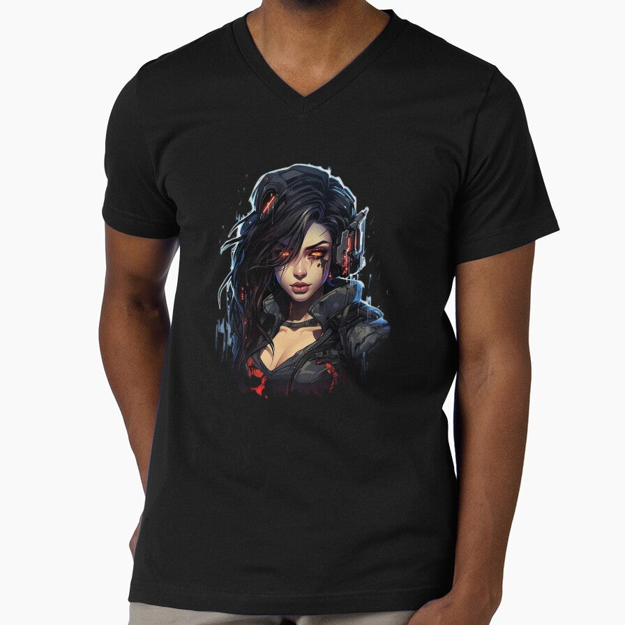 Cyberpunk Dark Women by Lajon97 T-Shirts, Hoodie, Sweatshirt | BlankRebels.com (Image 1)