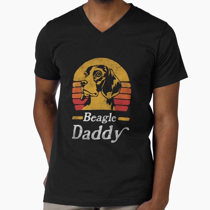 Retro Vintage Beagle Daddy by More Cute Dogs T-Shirts, Hoodie, Sweatshirt | BlankRebels.com (Image 1)