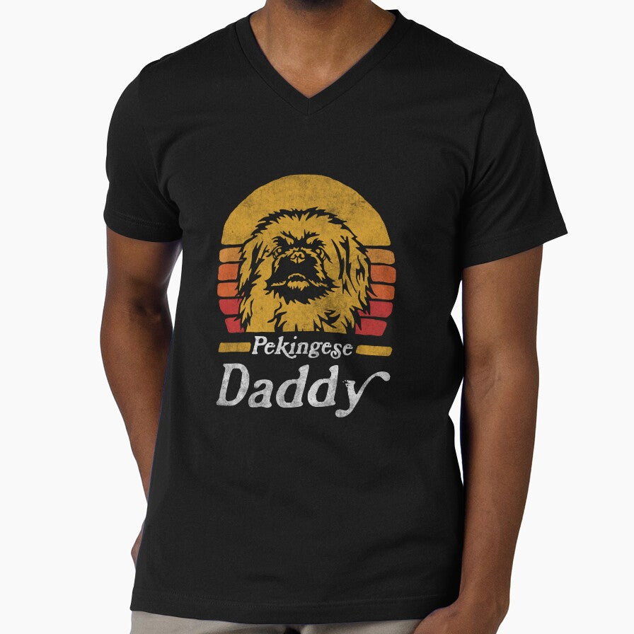Retro Vintage Pekingese Daddy by More Cute Dogs T-Shirts, Hoodie, Sweatshirt | BlankRebels.com (Image 1)