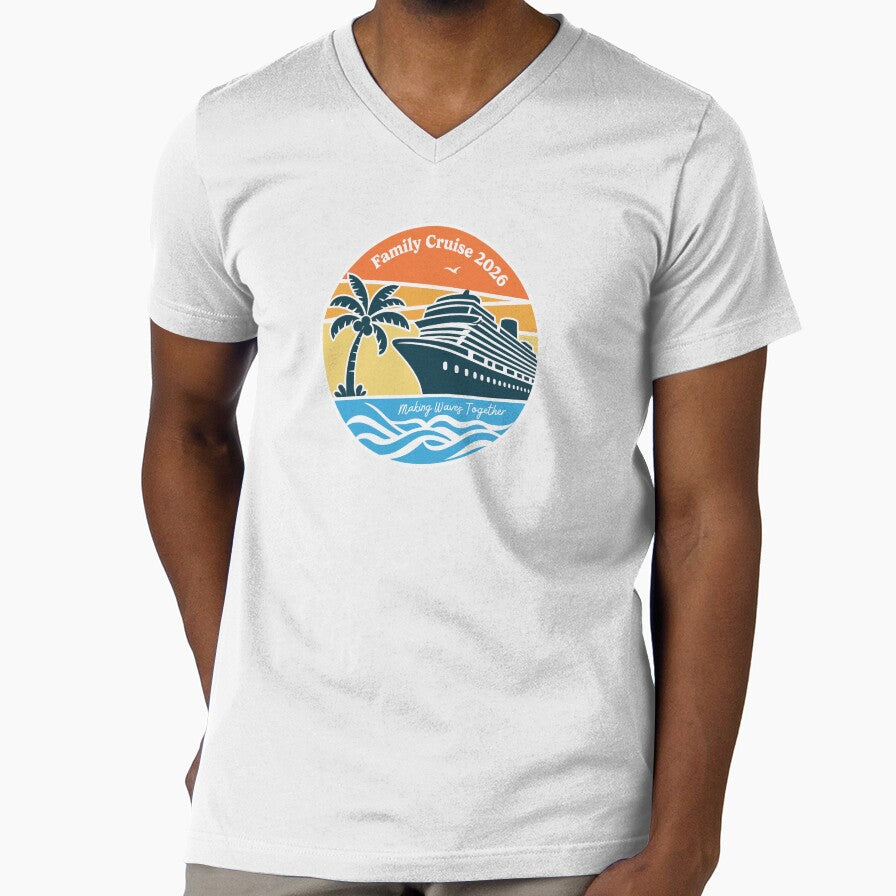 Family Cruise 2026 - Making Waves Together - Orange Color Palette by Merch by Incite Media T-Shirts, Hoodie,... (Image 1)