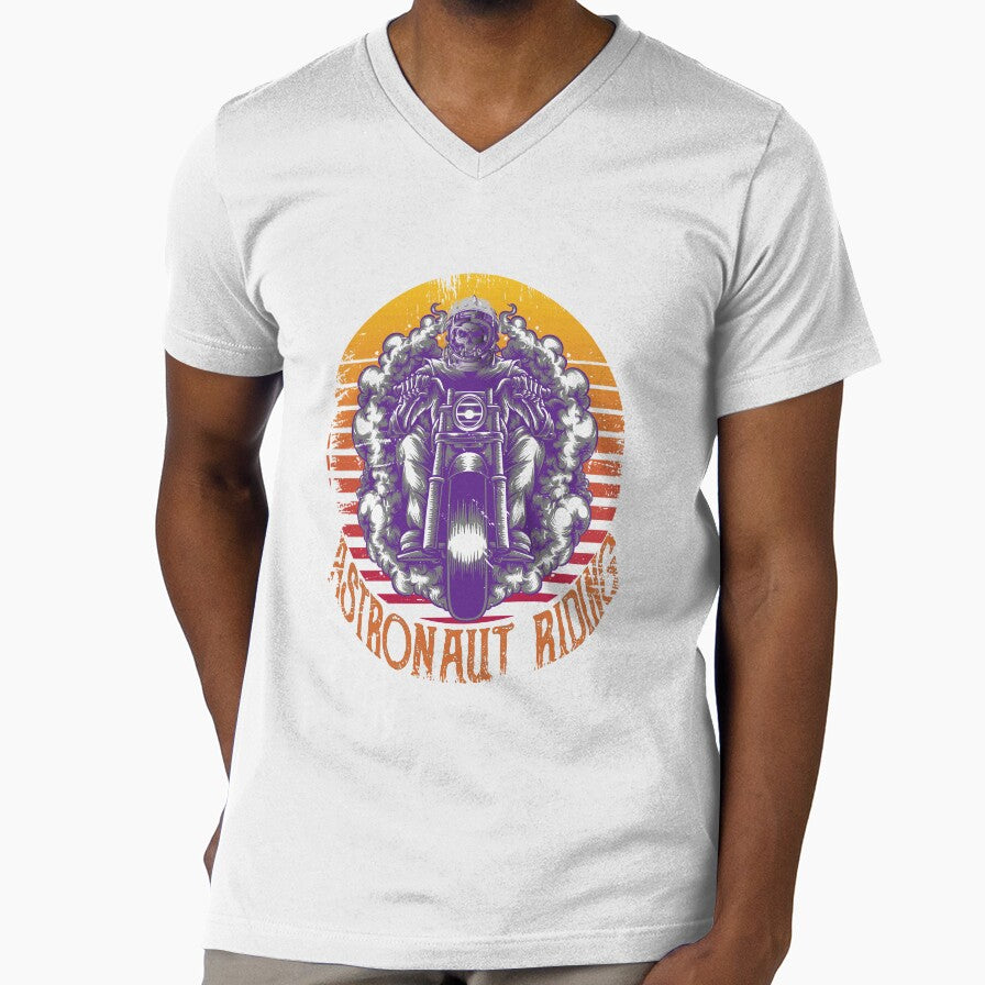 Astronaut Riding Motorcycle by zemama T-Shirts, Hoodie, Sweatshirt | BlankRebels.com (Image 1)