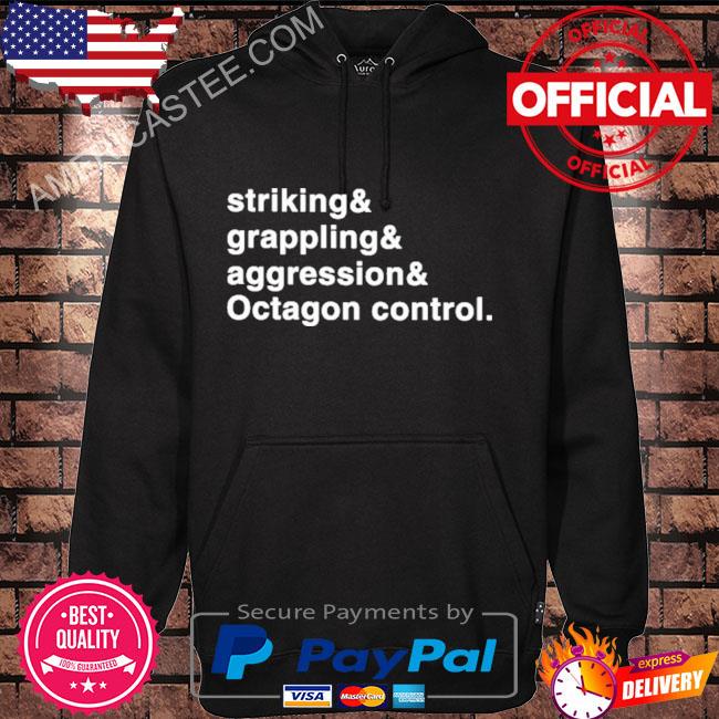 Striking and grappling and aggression and octagon control 2023 shirt